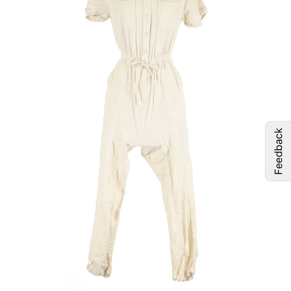 Jessica Simpson Cream Jumpsuit